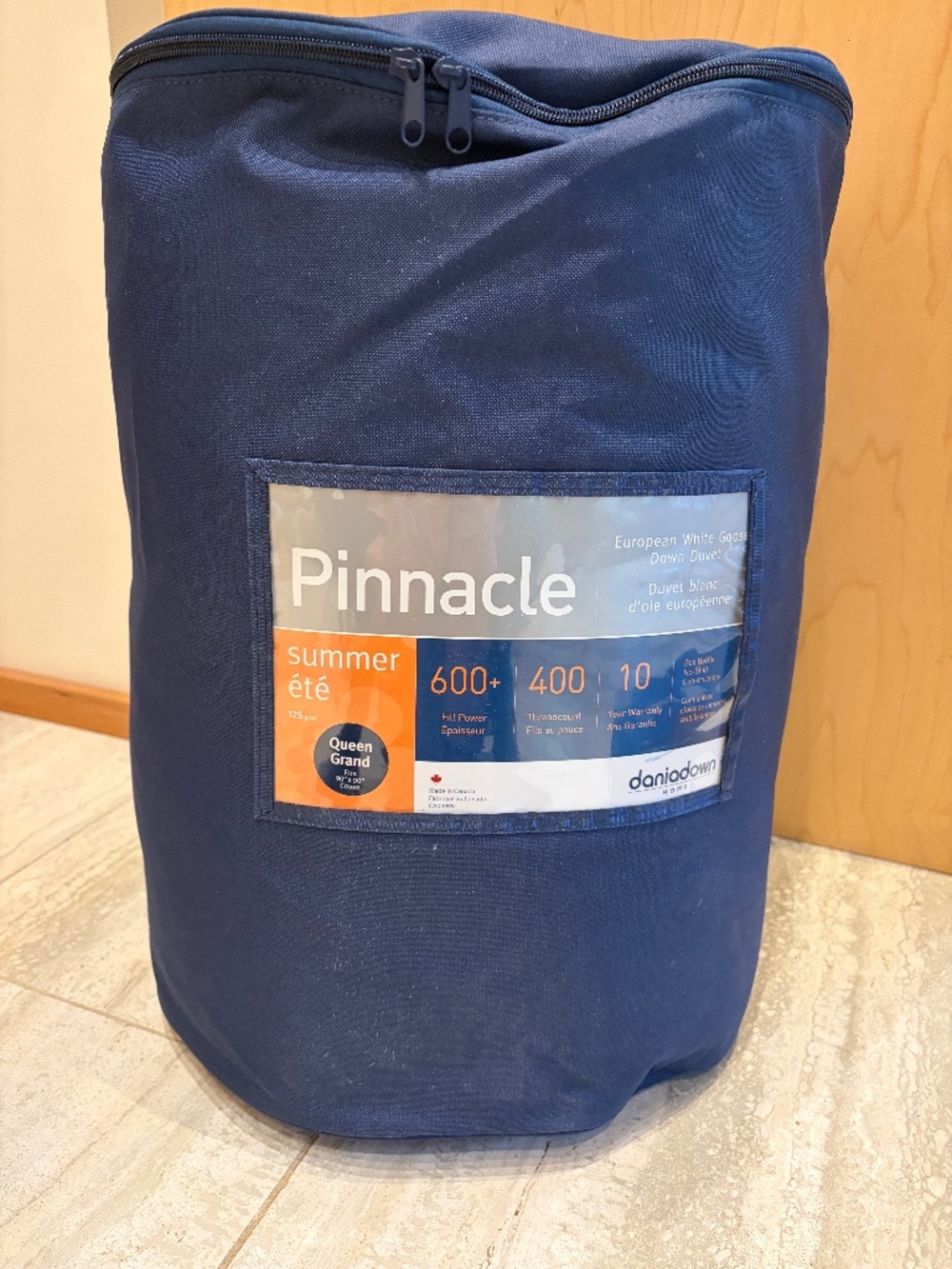 Daniadown Pinnacle Summer Weight Queen Down Duvet
